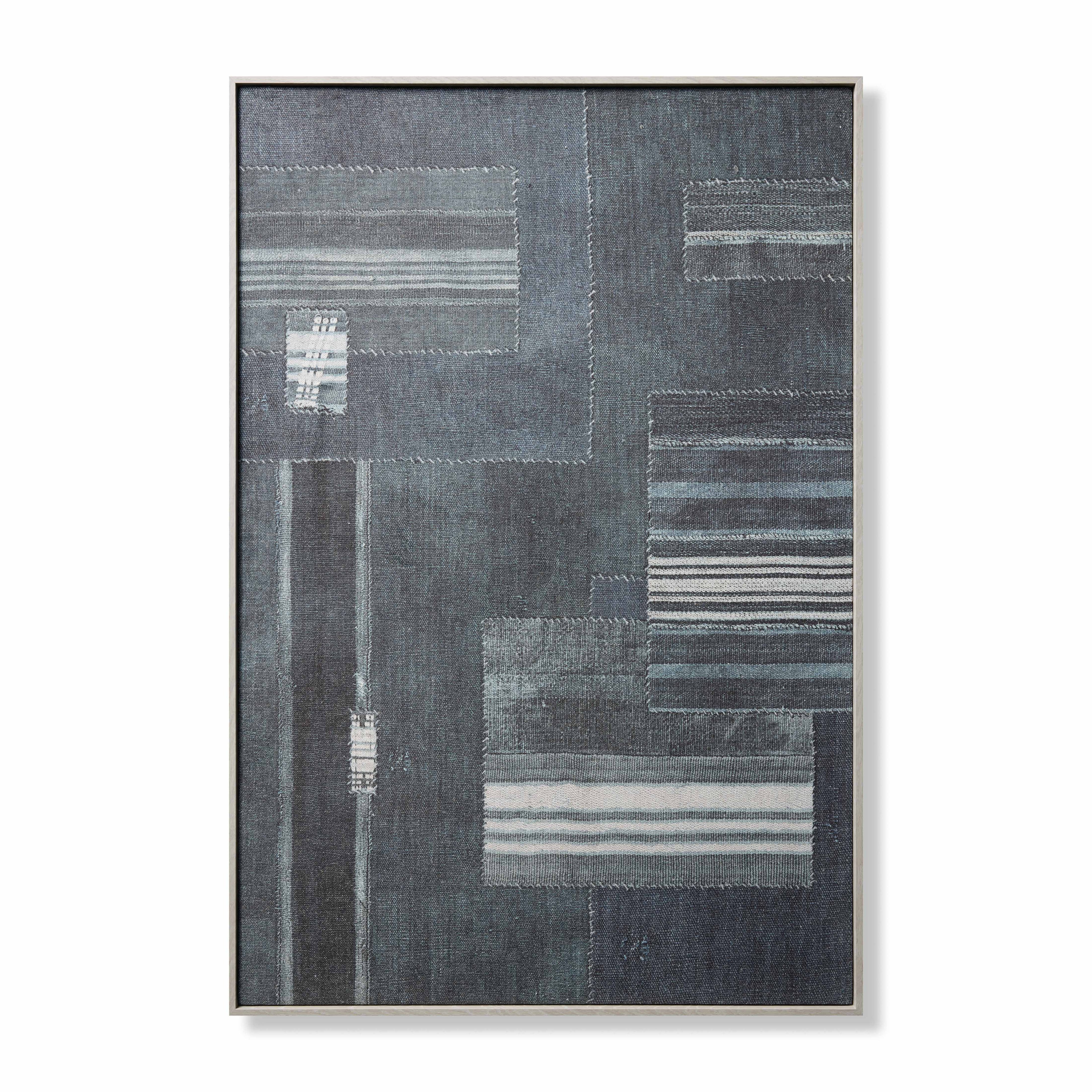 Loloi Ebb Lt Grey 3'-3" x 4'-11" Wall Art