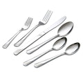 HANSMART 48Pcs Flatware Set Service for 8 Stainless Steel Knife Fork Spoon Tableware Flatware Set Kitchen Dinnerware Gift