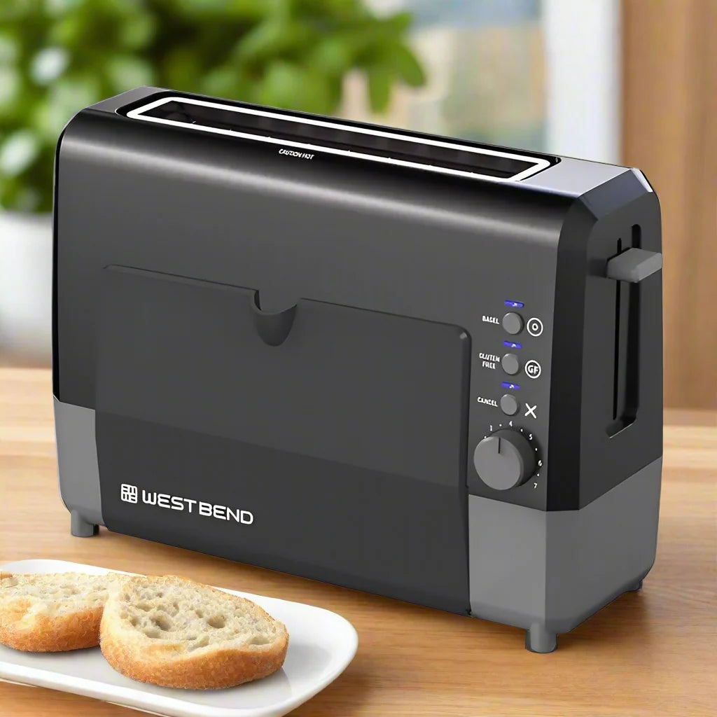 Slide‑Through Bagel Gluten‑Free Toaster
