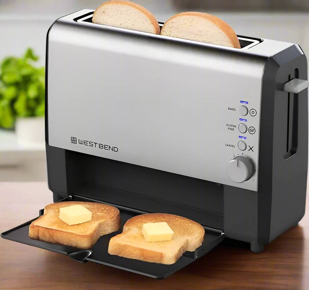 Slide‑Through Bagel Gluten‑Free Toaster