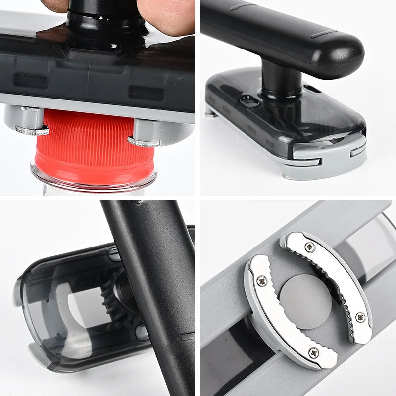 Multi-Function Jar Opener - Easy Grip Bottle & Lid Opener Tool for Kitchen, Non-Slip Design
