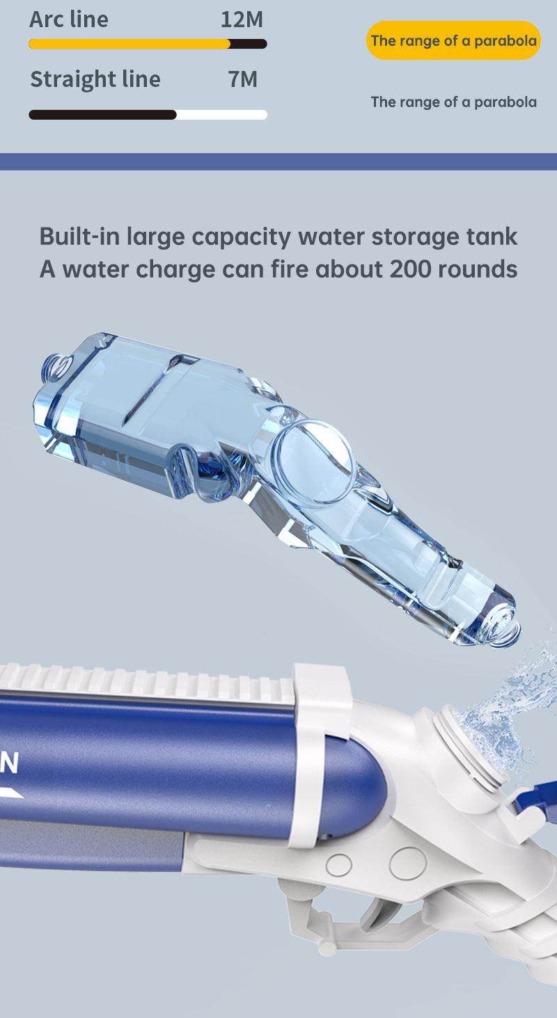 Double tube electric water gun