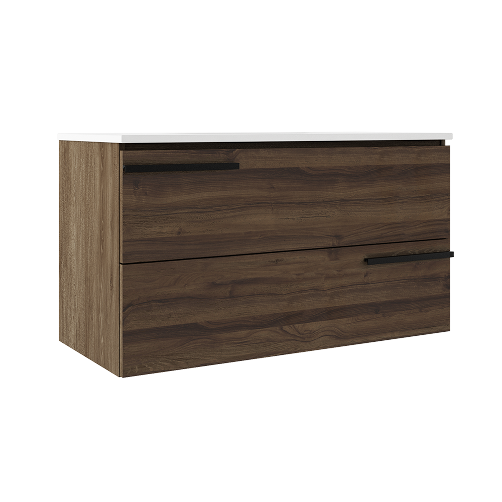 ICO Bath Accent 36" Two Drawer Wall-Mounted Vanity
