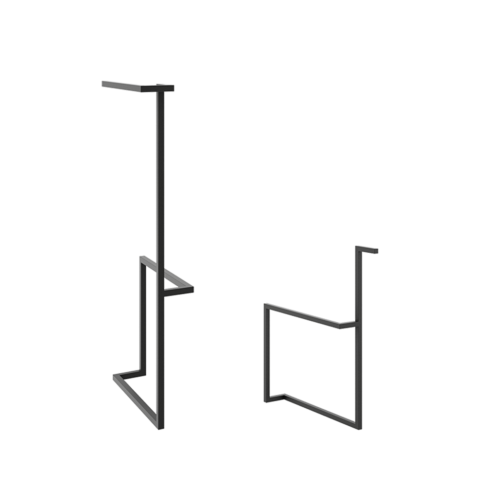 ICO Bath Accent Decorative Leg Set with Towel Holder