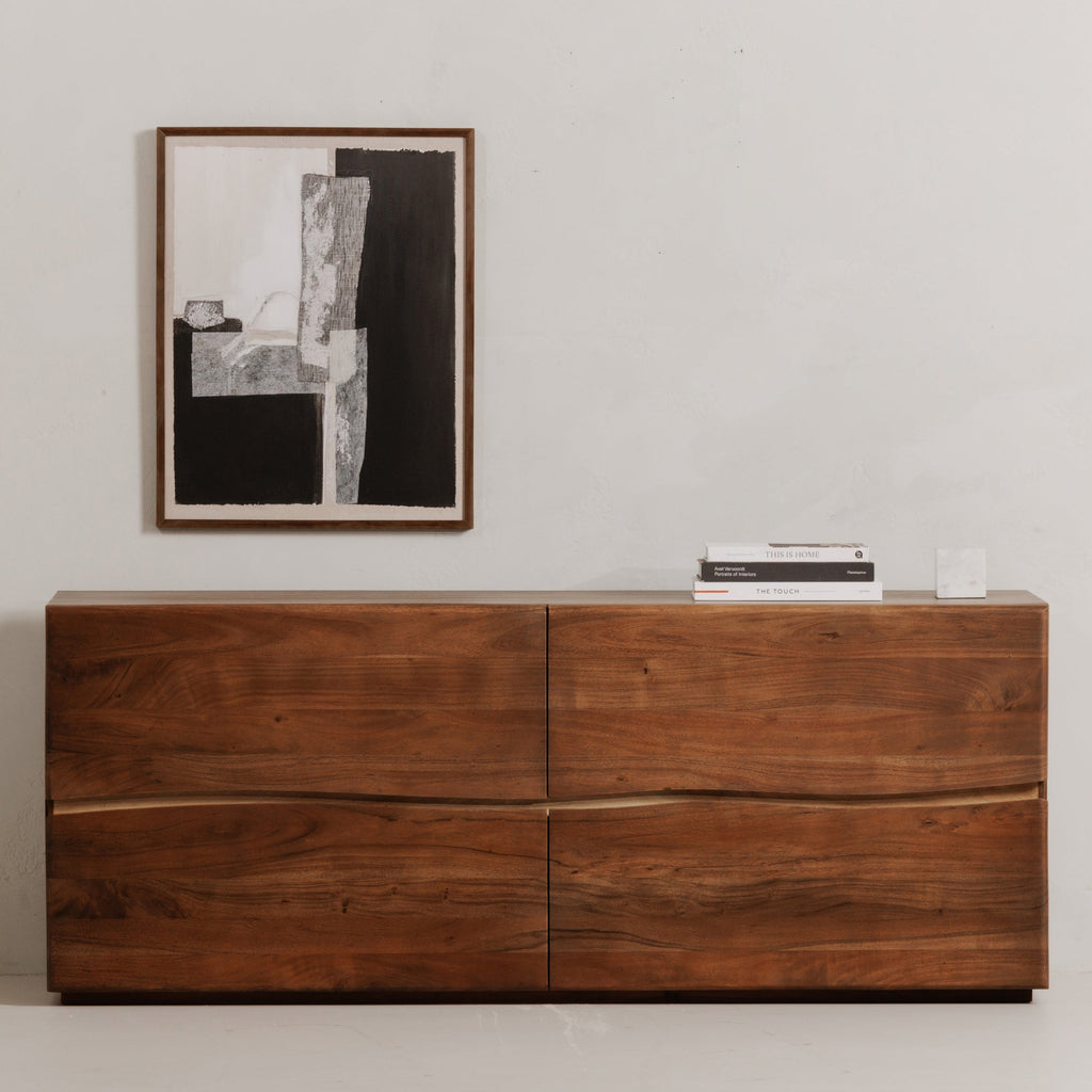 Moe's Home Watson 4 Drawer Dresser Brown