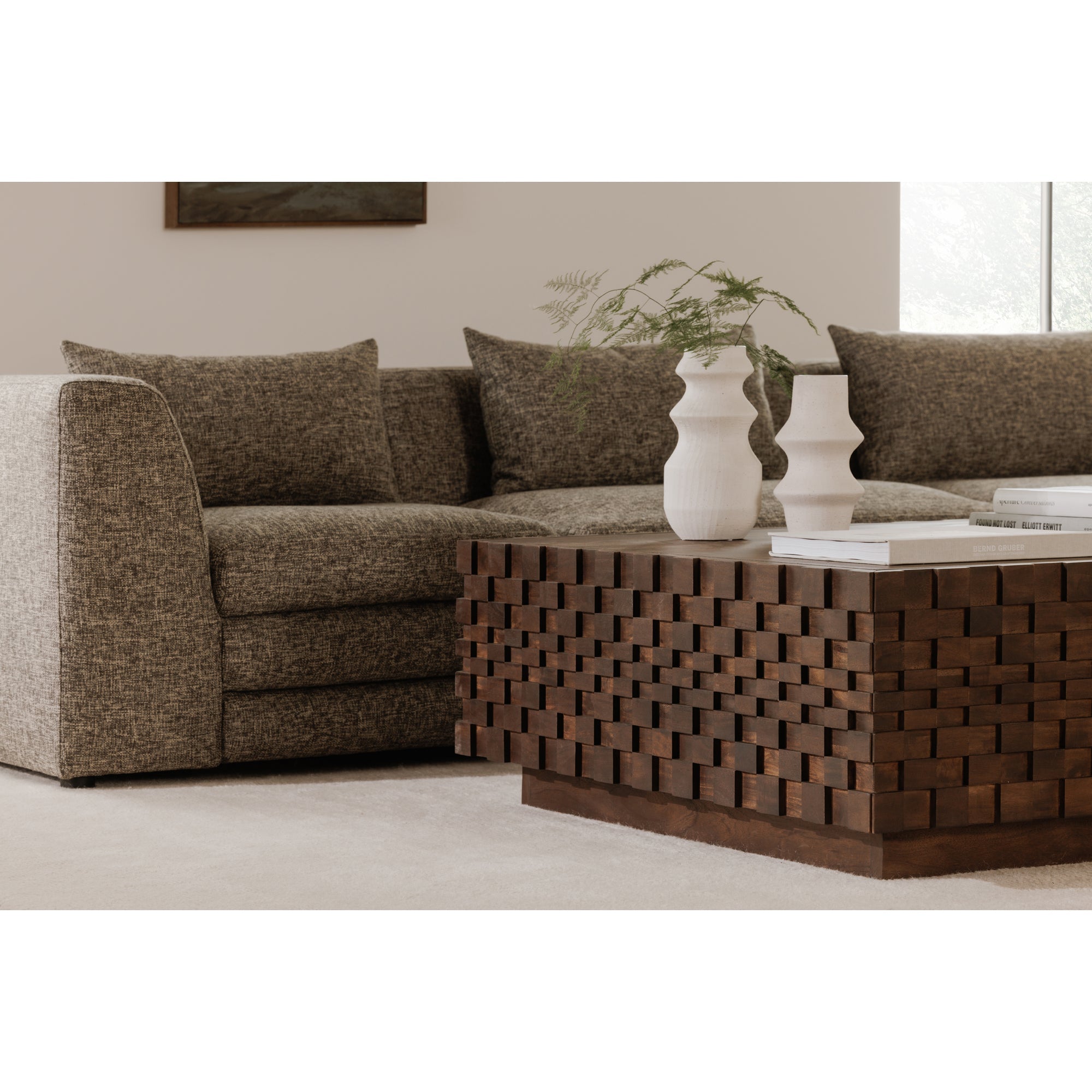 Moe's Home Easton Storage Coffee Table Brown