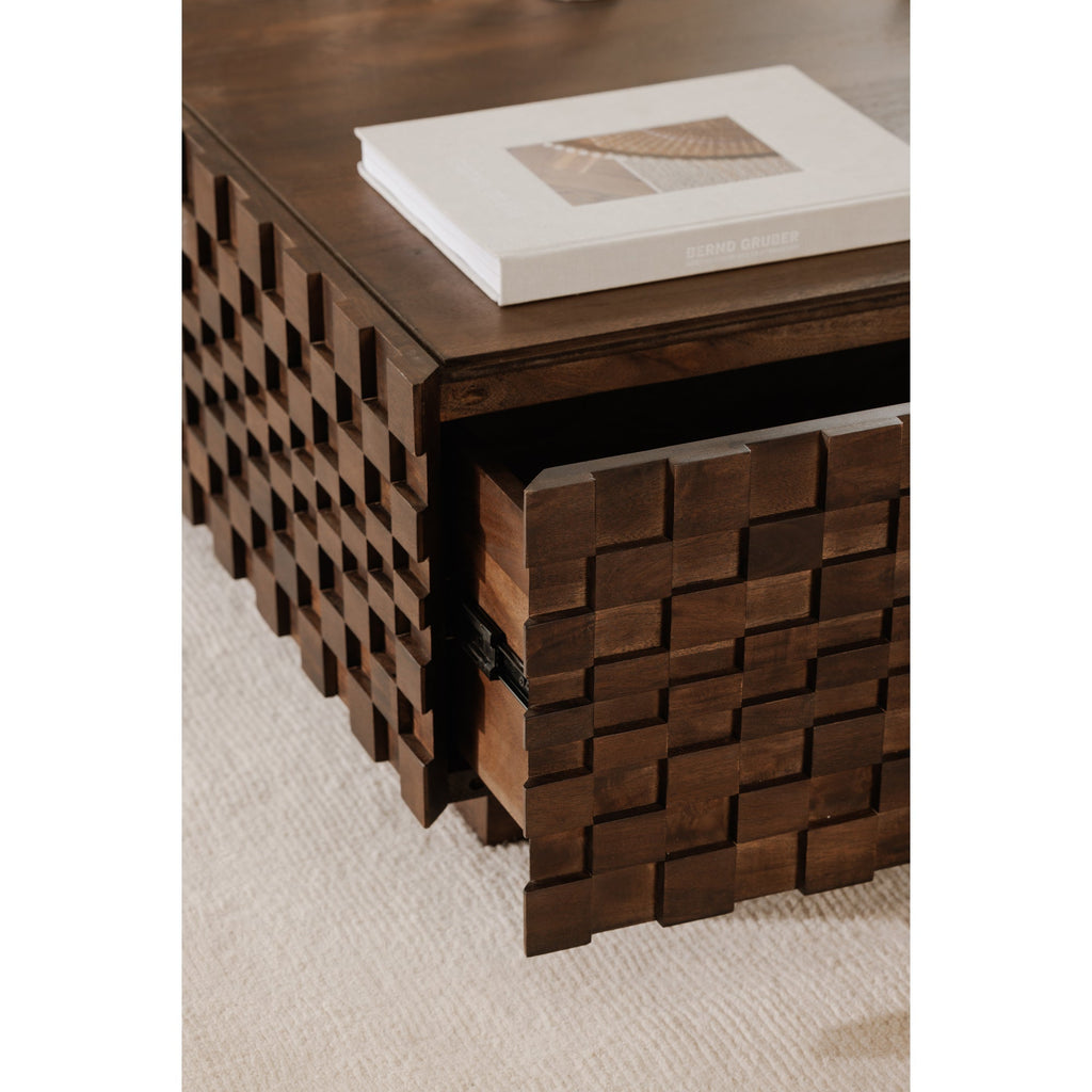Moe's Home Easton Storage Coffee Table Brown