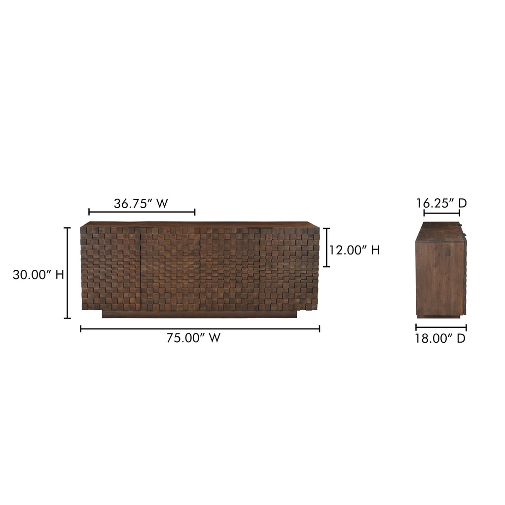 Moe's Home Easton Sideboard Brown