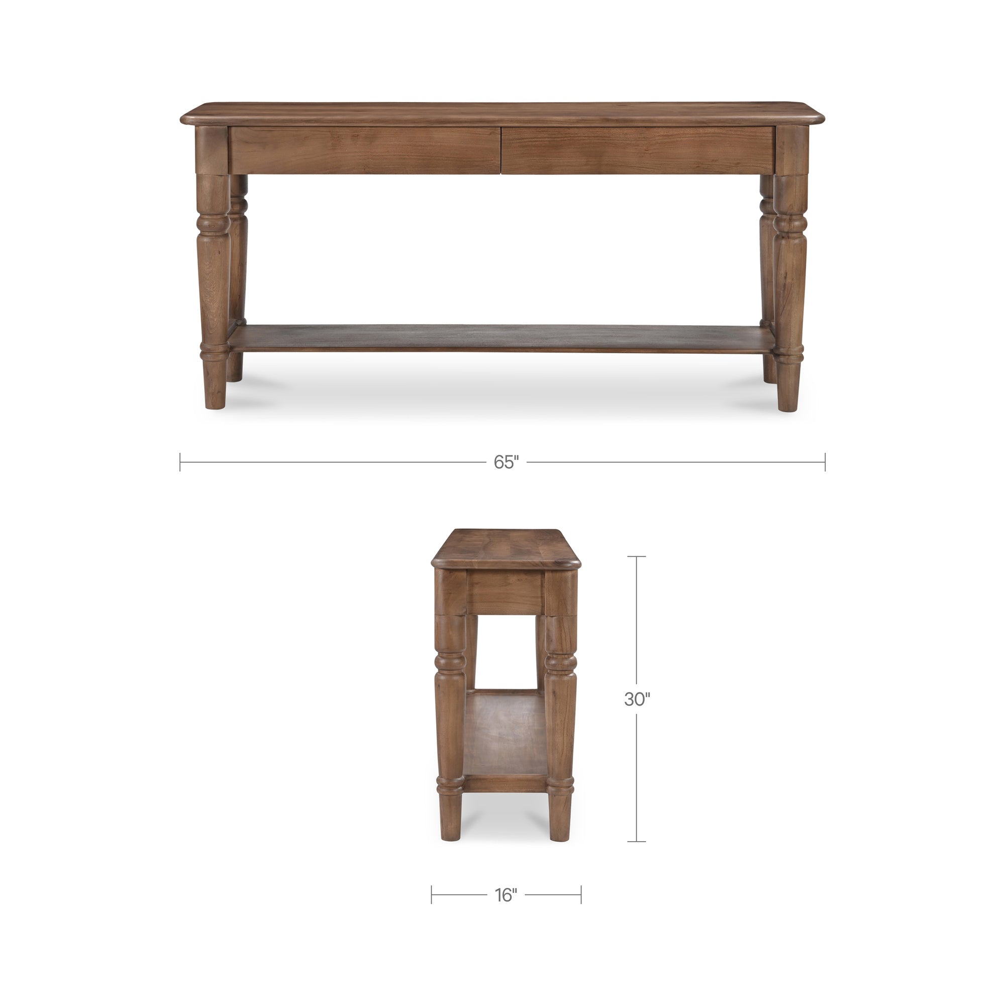 Moe's Home Russet Console Table Brown