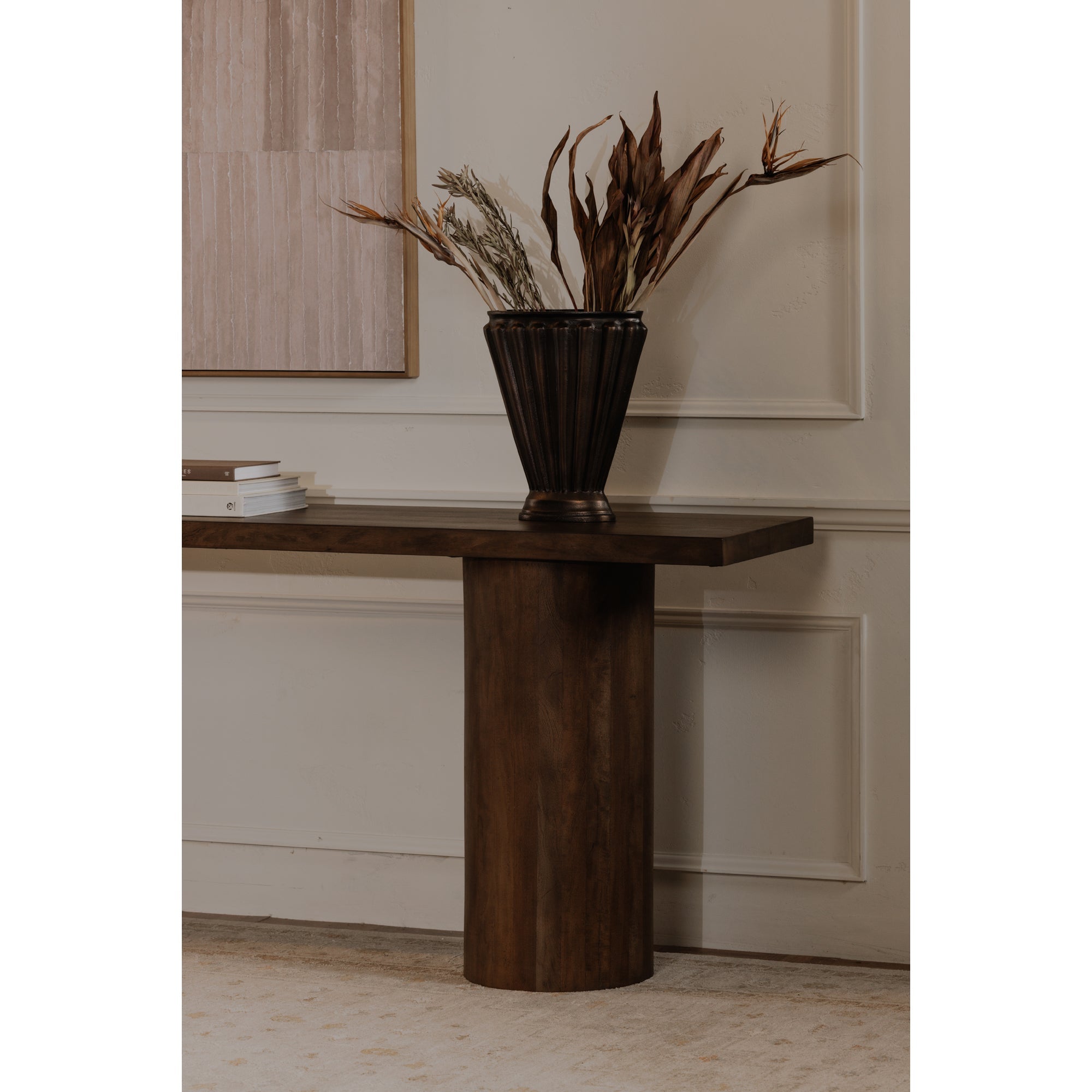 Moe's Home Hadley Console Table Warm Brown