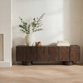 Moe's Home Hadley Media Unit Warm Brown