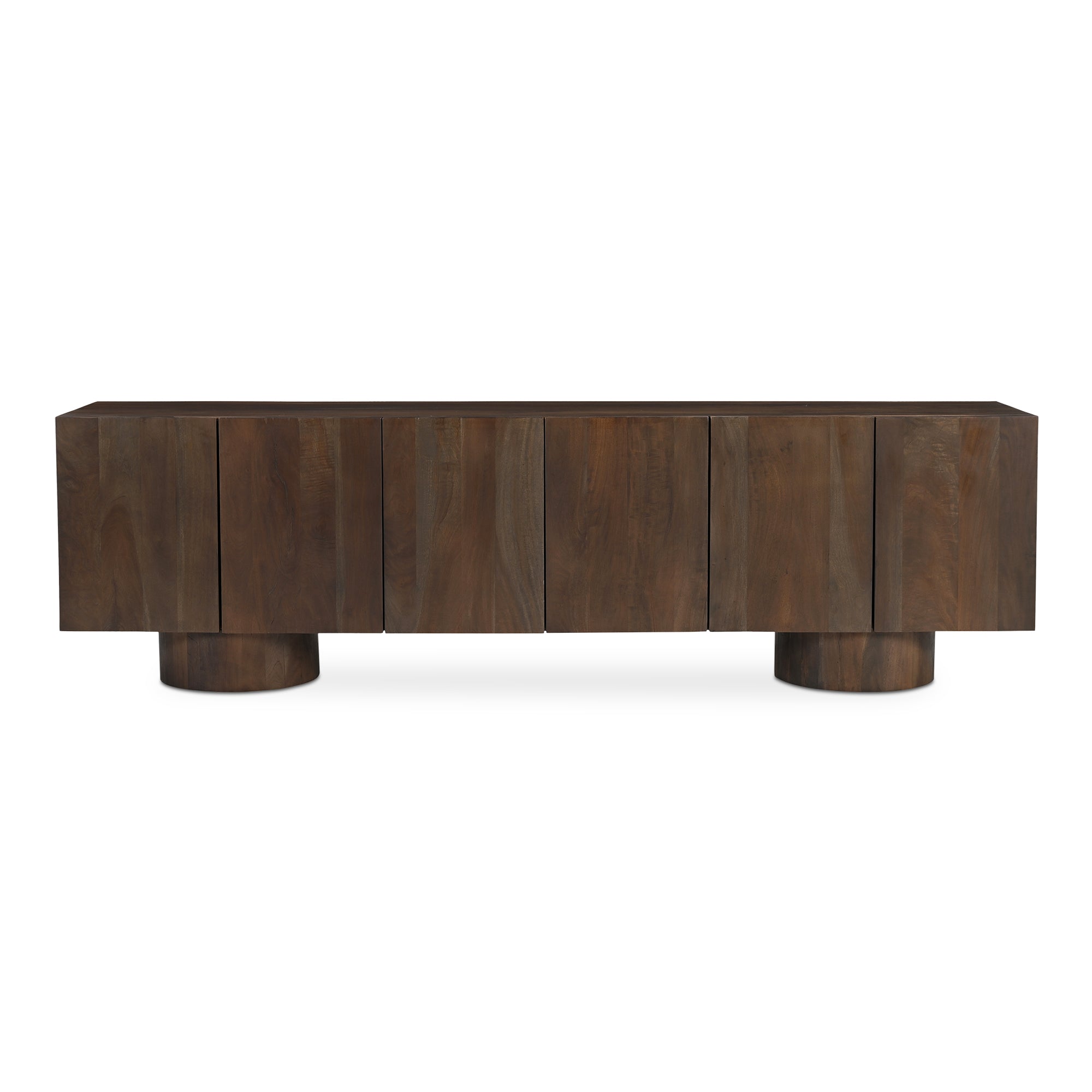 Moe's Home Hadley Media Unit Warm Brown