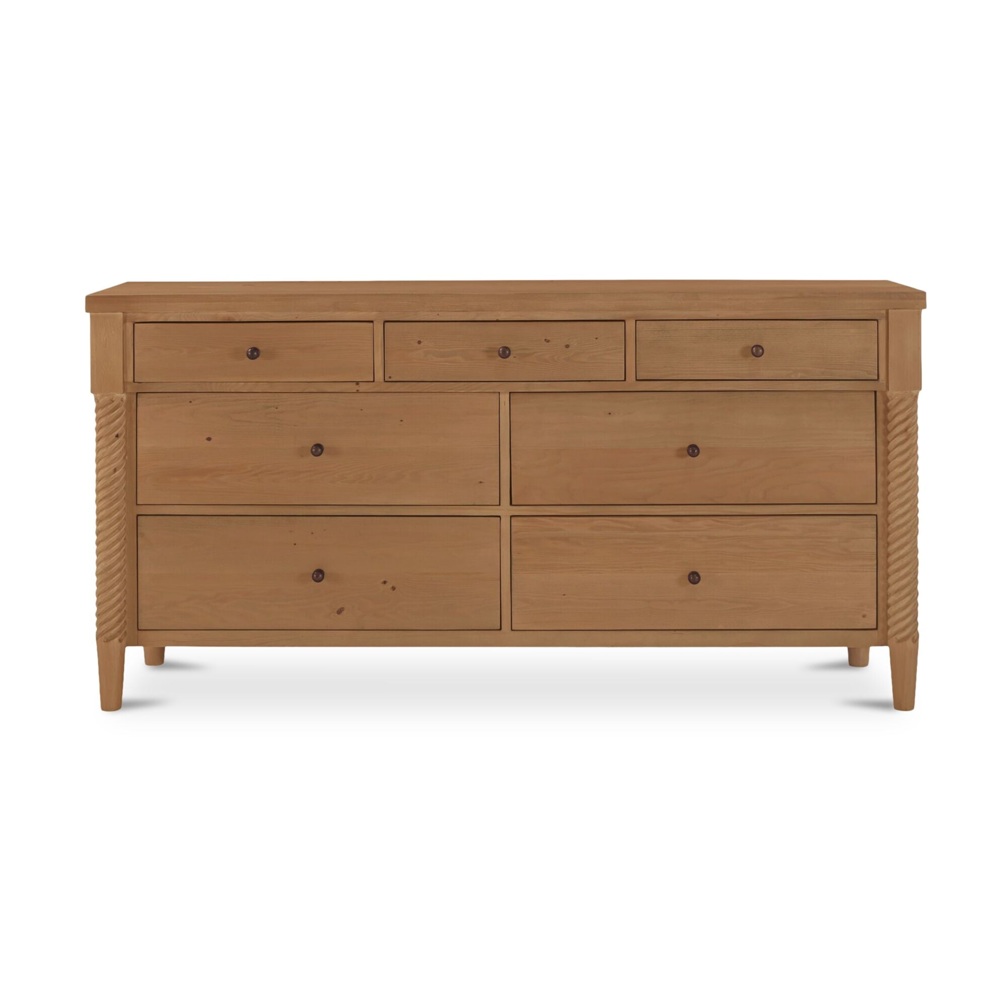 Moe's Home Joni 7 Drawer Dresser Natural