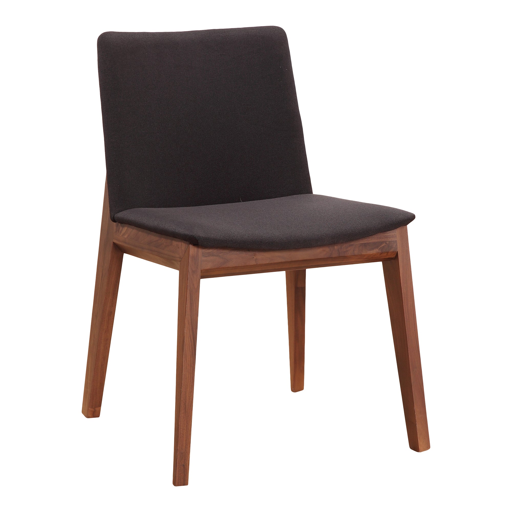 Moe's Home Deco Dining Chair Ebony PVC - Set of Two