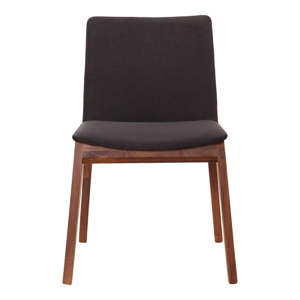 Moe's Home Deco Dining Chair Ebony PVC - Set of Two