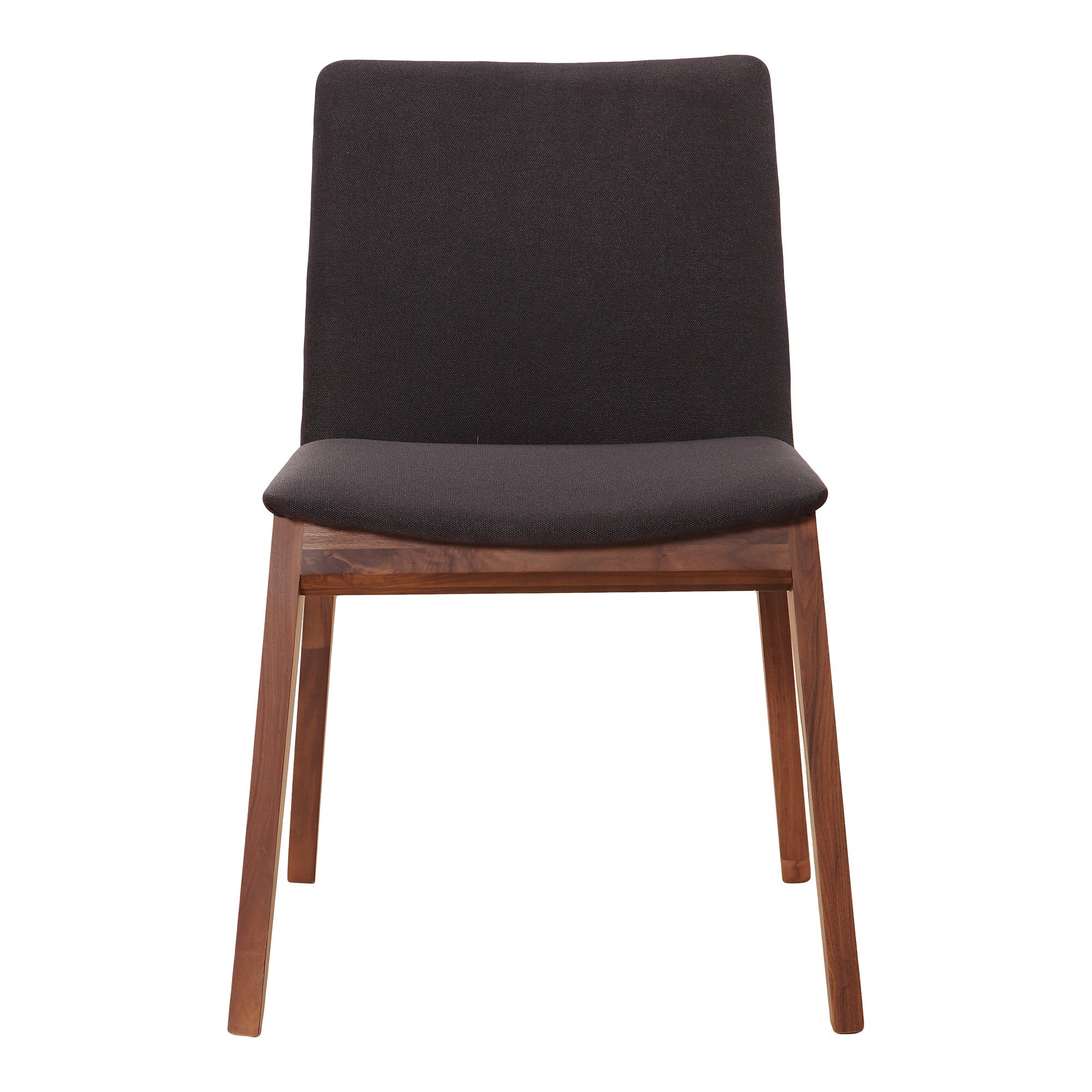 Moe's Home Deco Dining Chair Ebony PVC - Set of Two