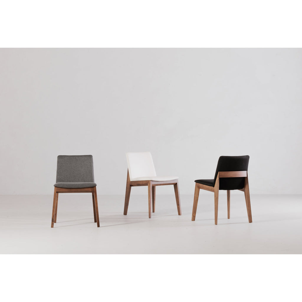 Moe's Home Deco Dining Chair Ebony PVC - Set of Two