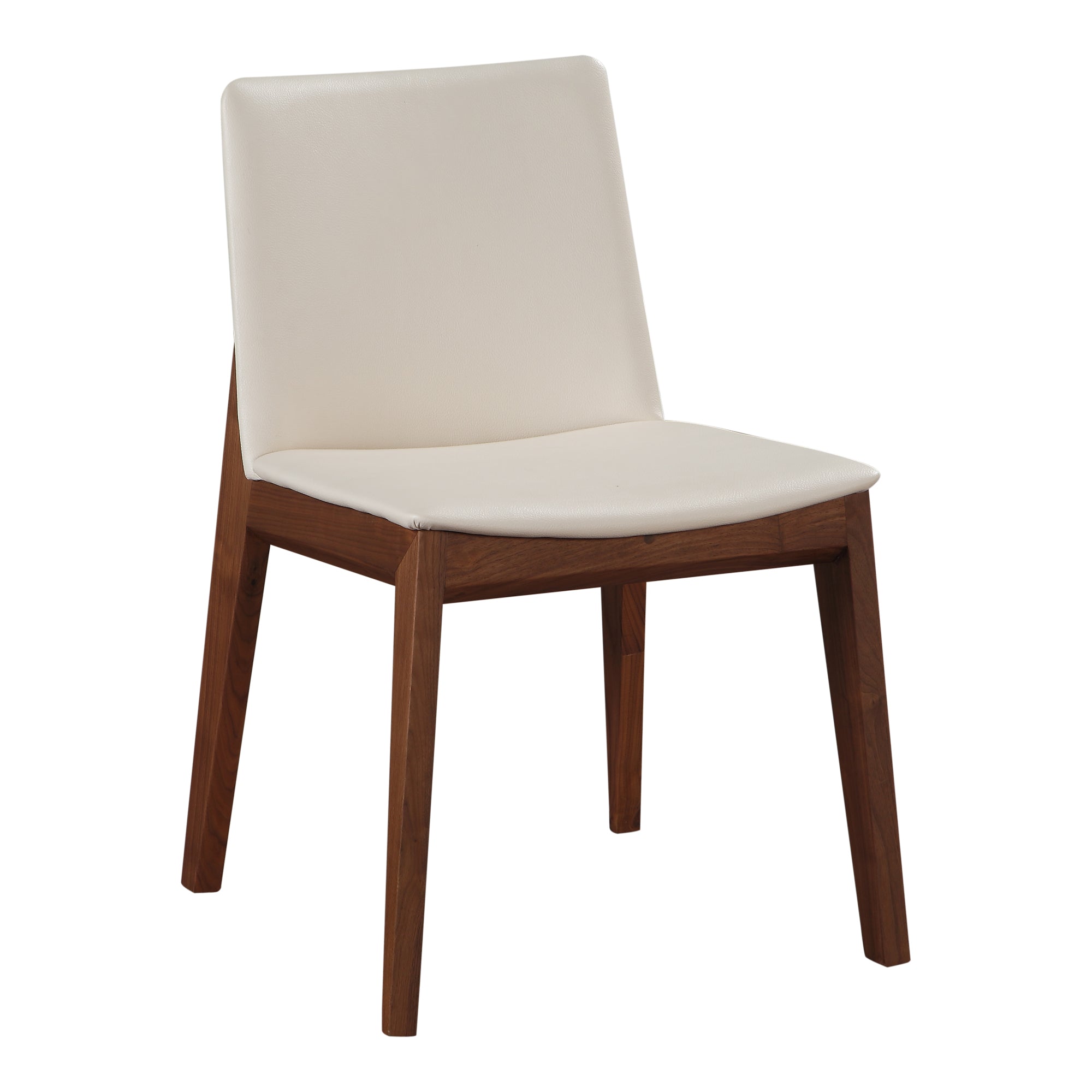 Moe's Home Deco Dining Chair Ebony PVC - Set of Two