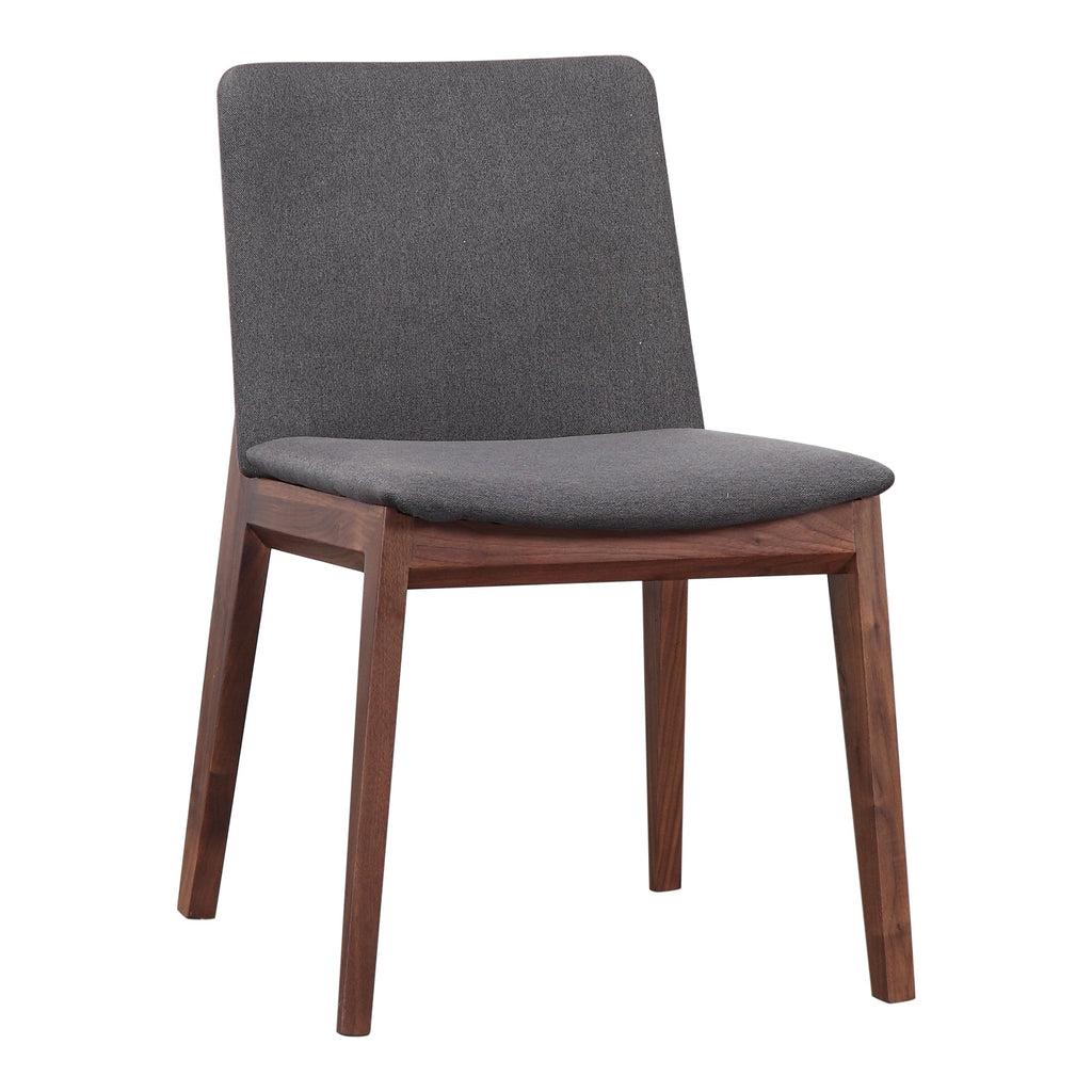 Moe's Home Deco Dining Chair Ebony PVC - Set of Two