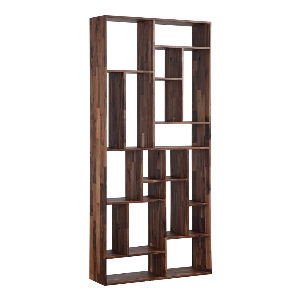Moe's Home Redemption Shelf Walnut Brown