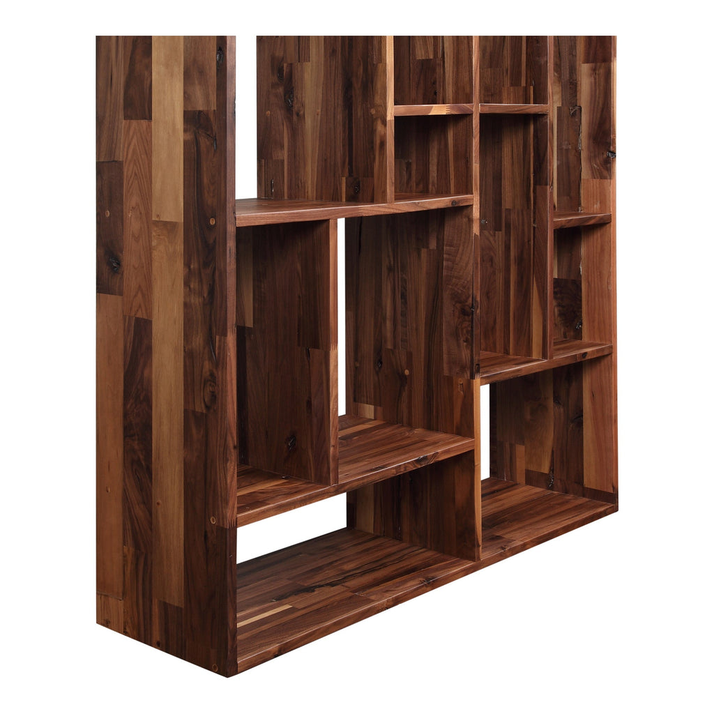 Moe's Home Redemption Shelf Walnut Brown