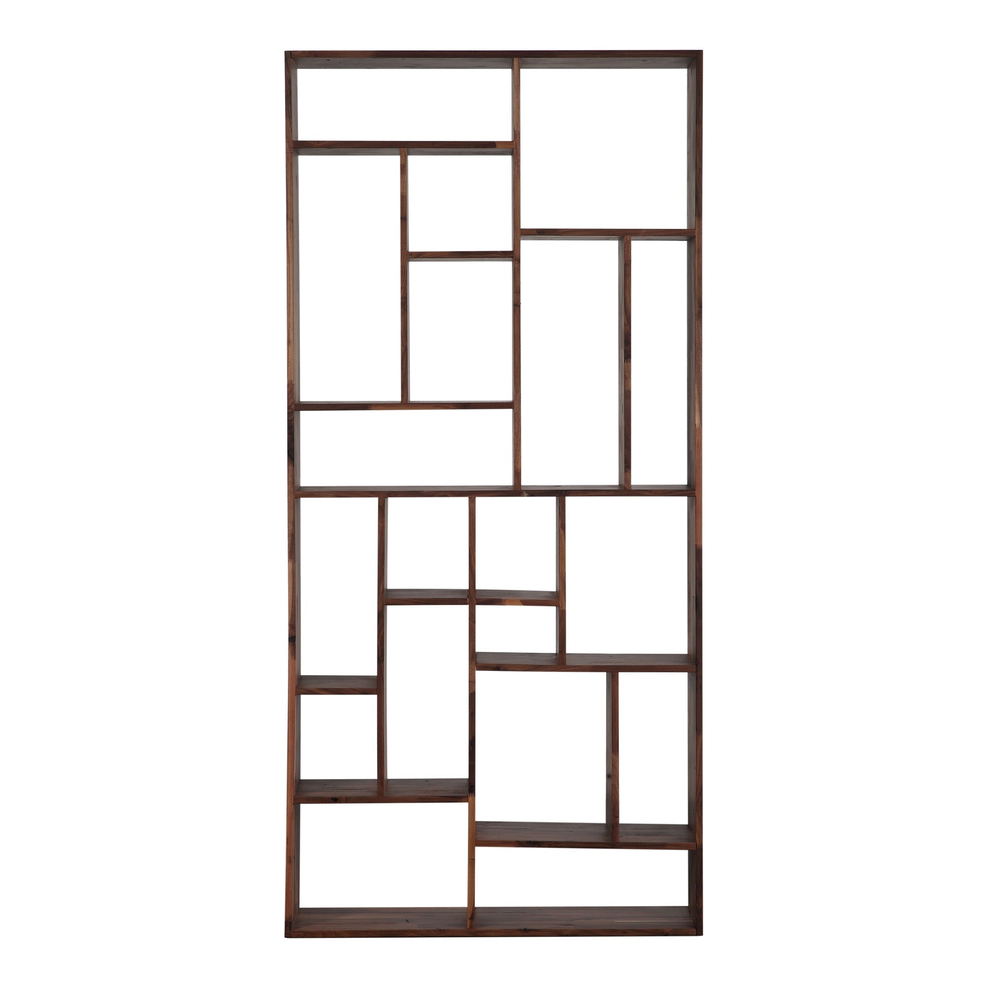 Moe's Home Redemption Shelf Walnut Brown