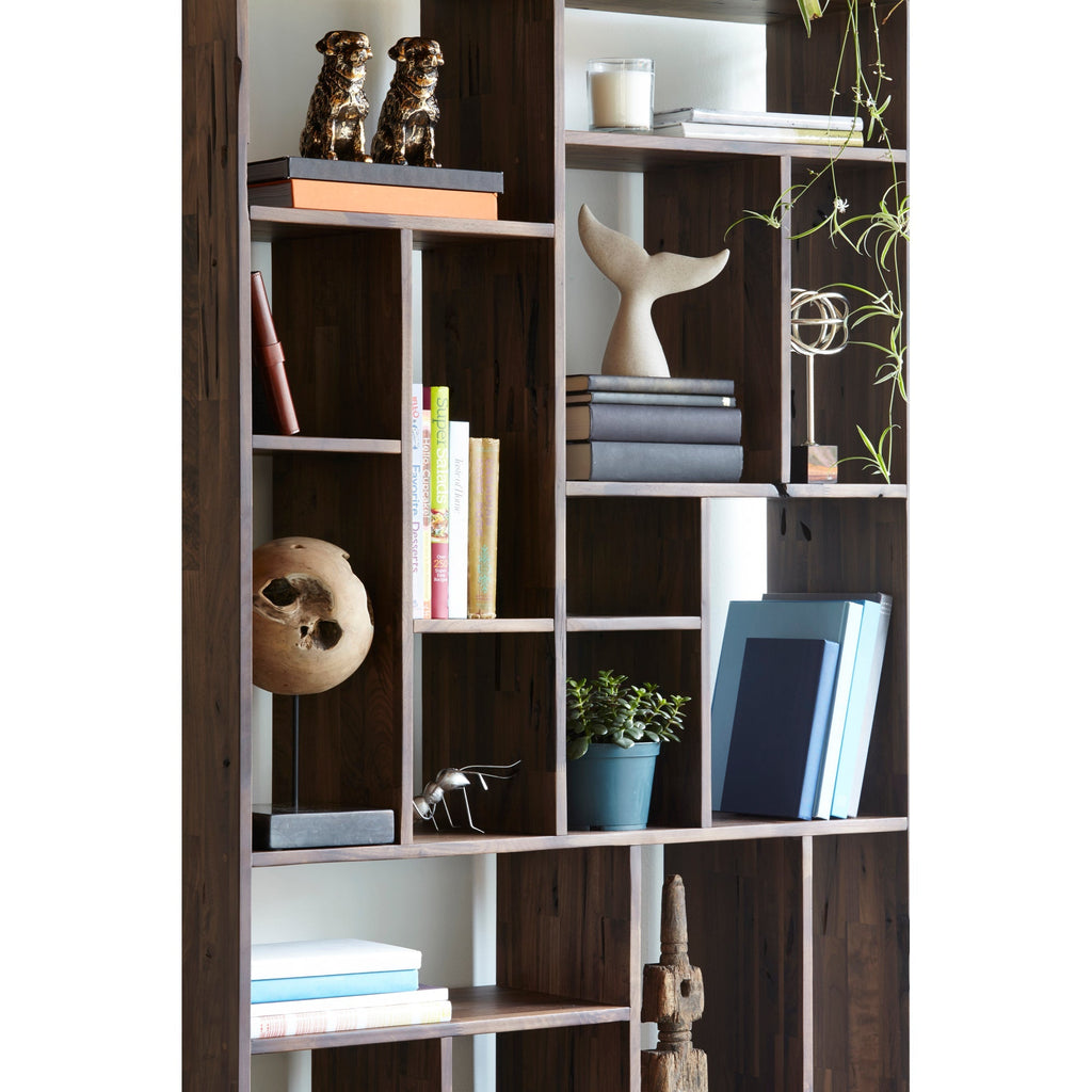 Moe's Home Redemption Shelf Walnut Brown
