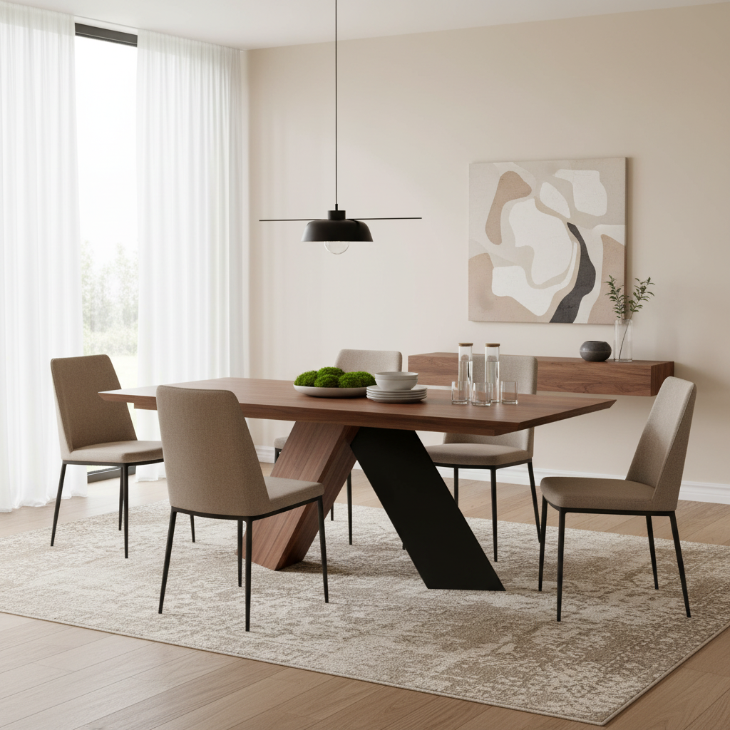 Moe's Home Axio Dining Table Brown