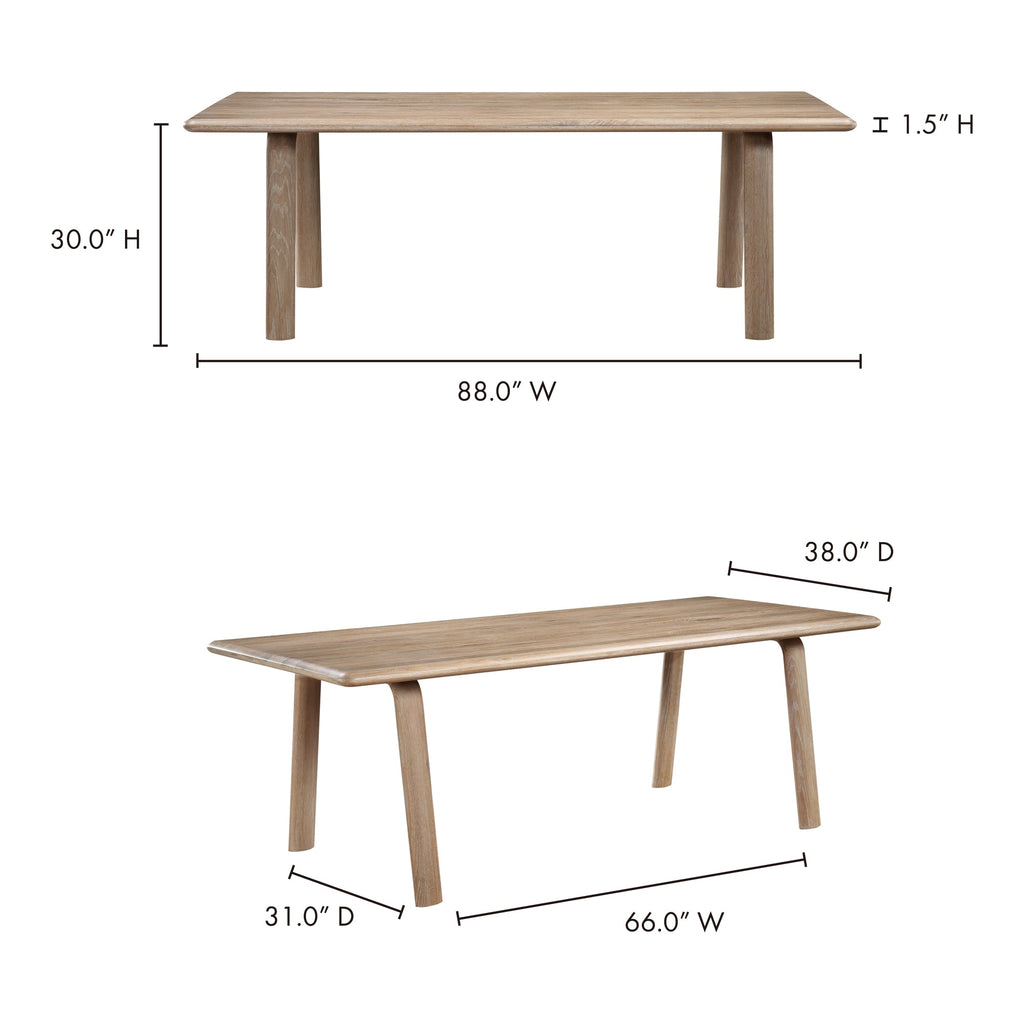Moe's Home Malibu Dining Table