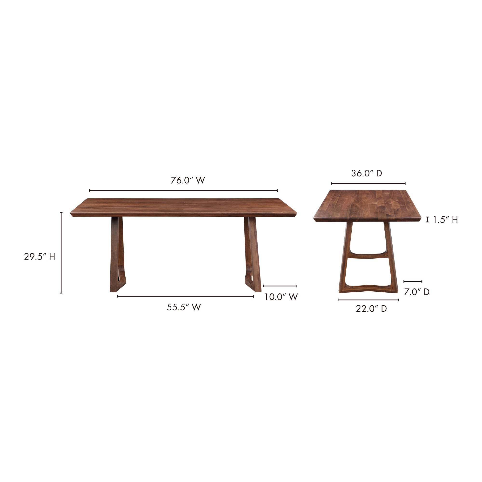 Moe's Home Silas Dining Table