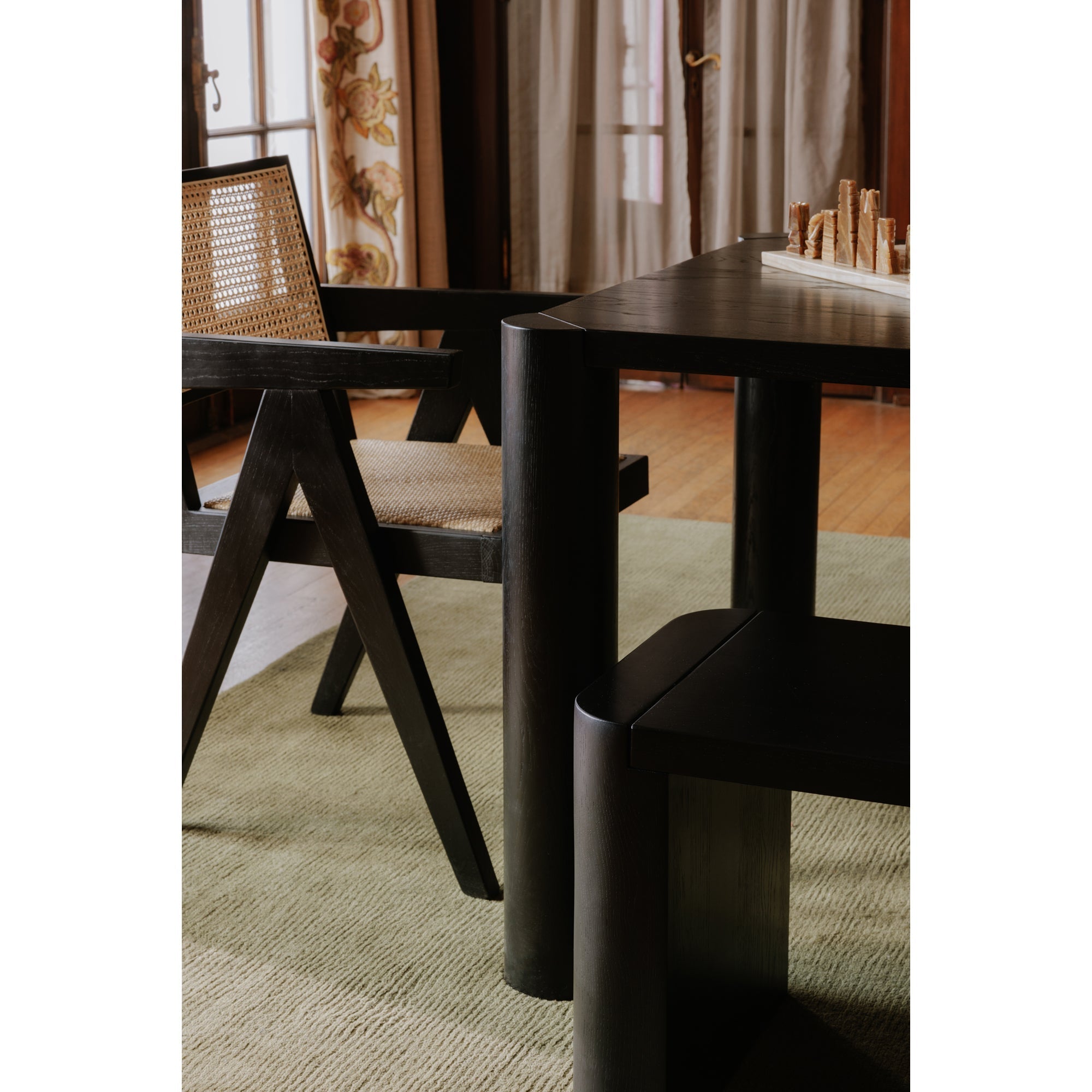 Moe's Home Post Dining Bench