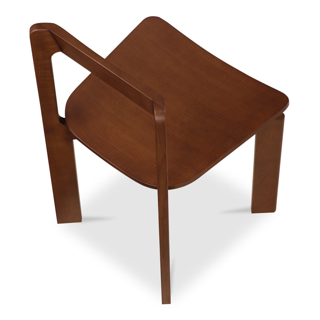 Moe's Home Daifuku Dining Chair Brown - Set of Two
