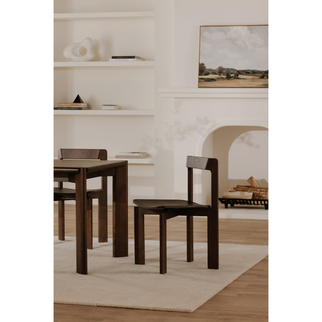 Moe's Home Daifuku Dining Chair Brown - Set of Two