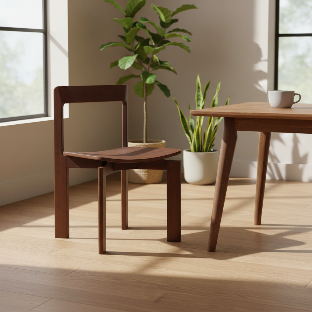 Moe's Home Daifuku Dining Chair Brown - Set of Two