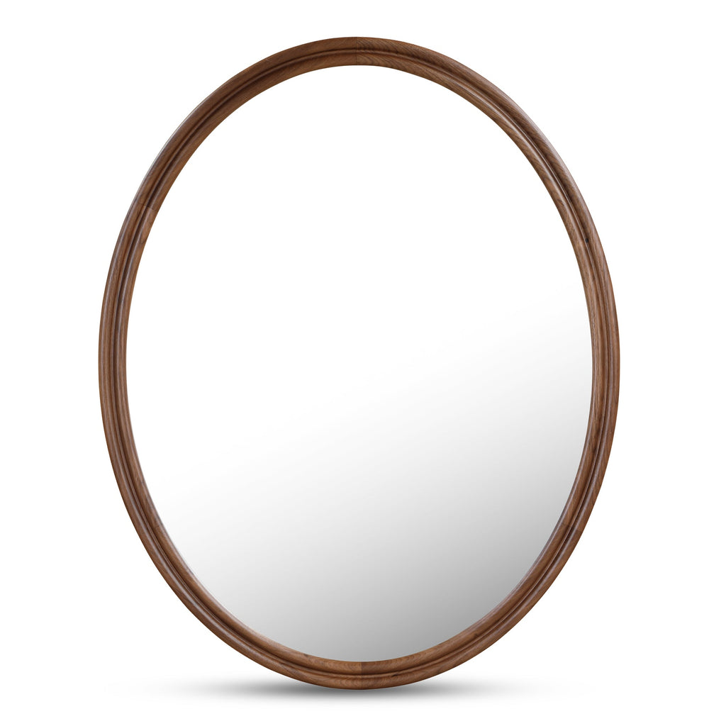 Moe's Home Alcott Oval Mirror Walnut