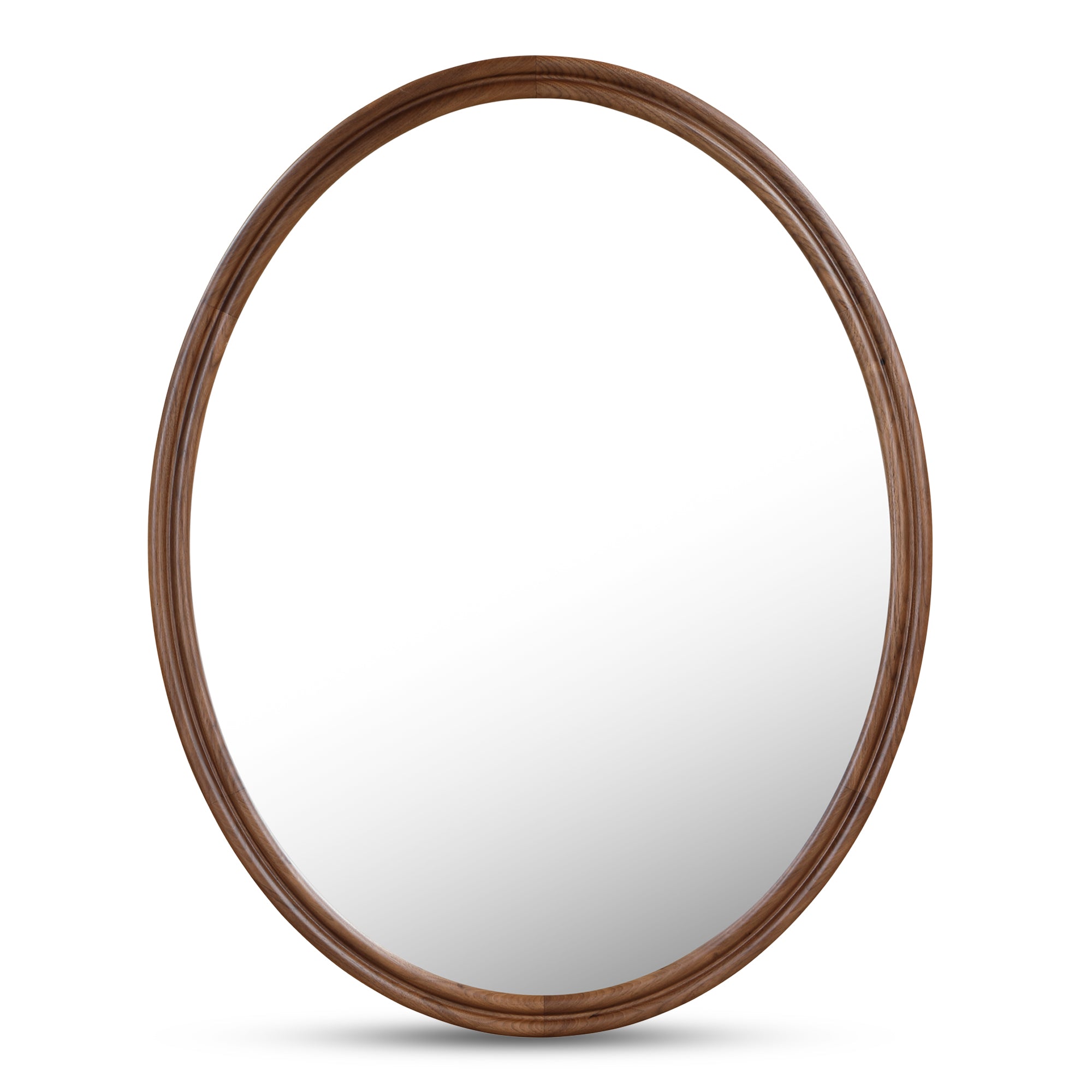 Moe's Home Alcott Oval Mirror Walnut