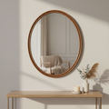 Moe's Home Alcott Oval Mirror Walnut