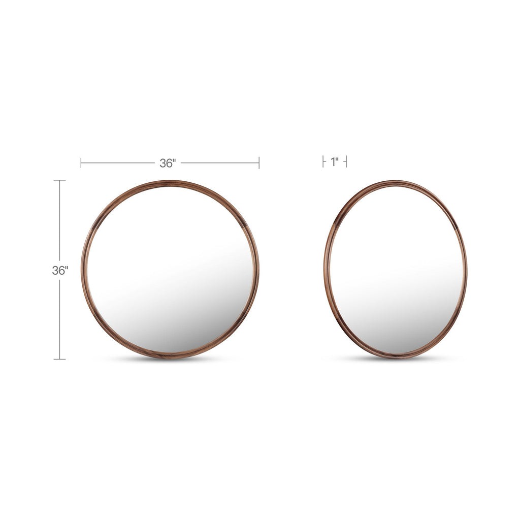 Moe's Home Alcott Round Mirror