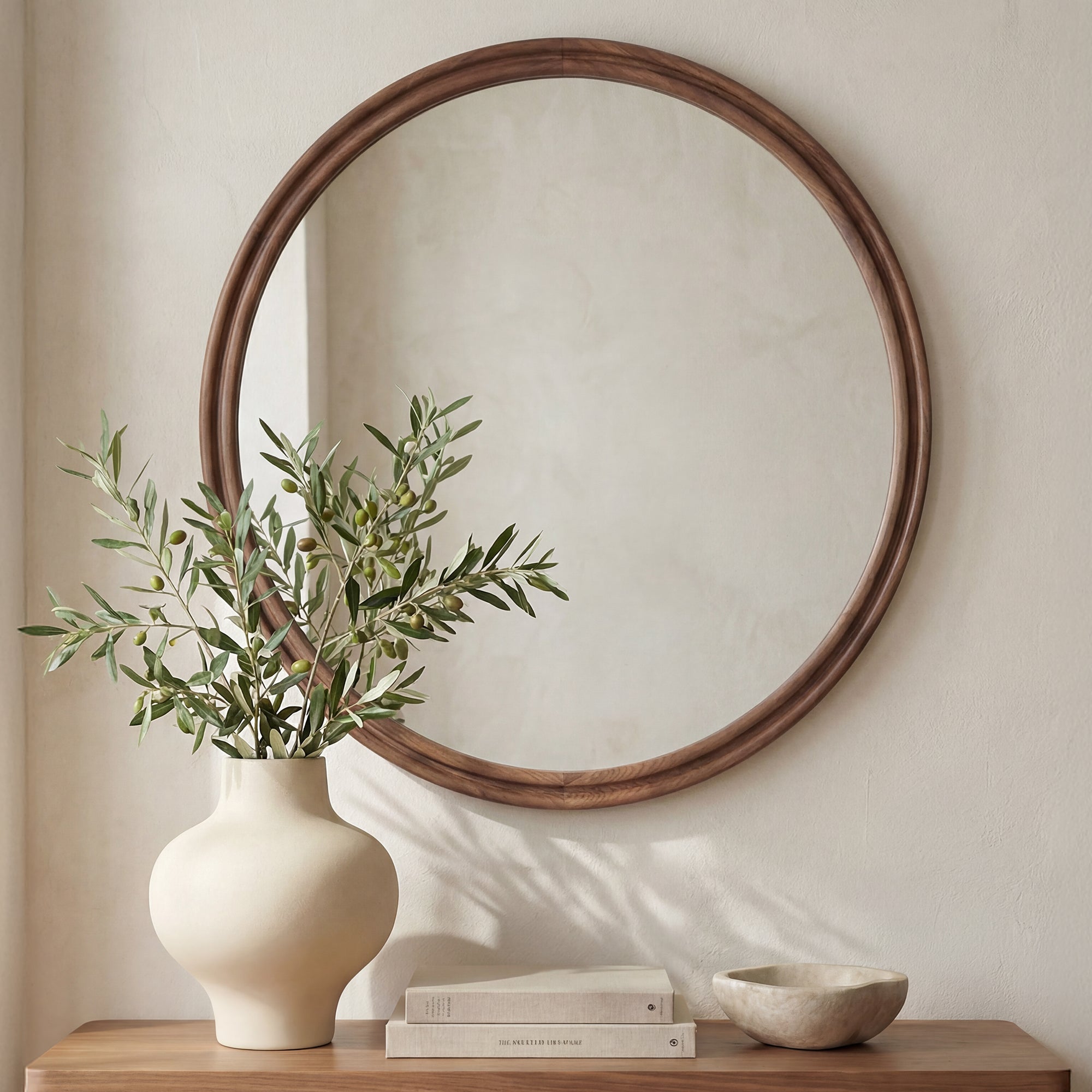 Moe's Home Alcott Round Mirror