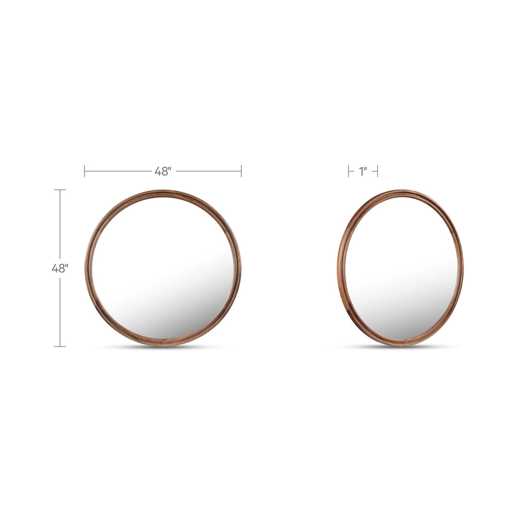 Moe's Home Alcott Round Mirror