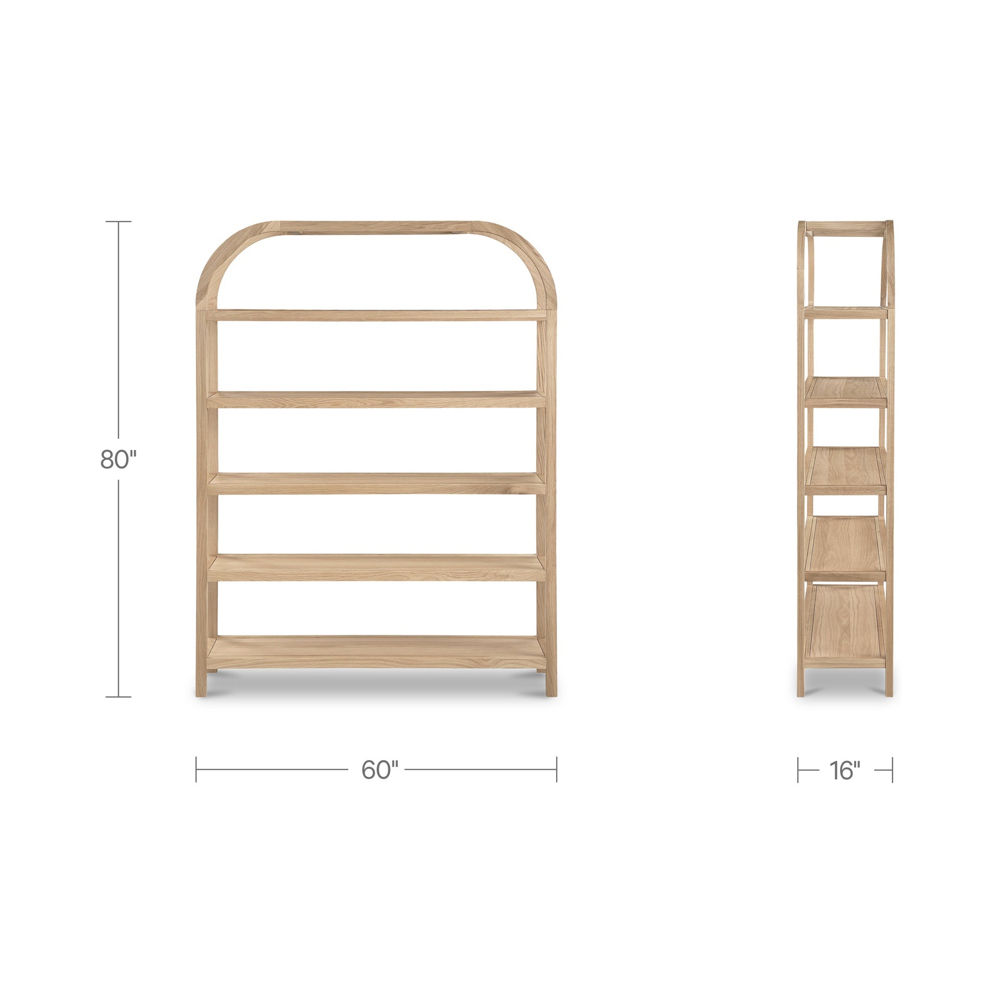 Moe's Home Eero Bookcase Large
