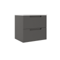ICO Bath Coda 24" Two Drawer Wall-Mounted Vanity