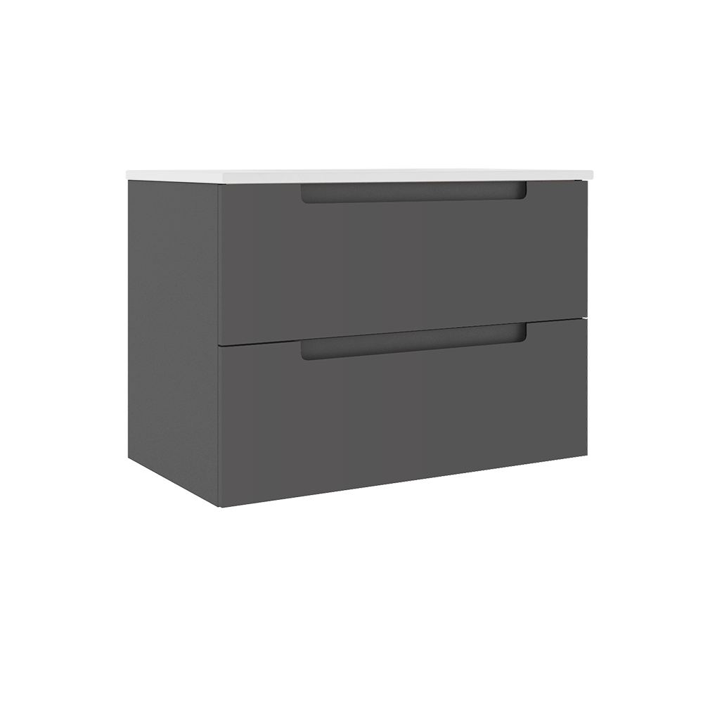 ICO Bath Coda 31" Two Drawer Wall-Mounted Vanity