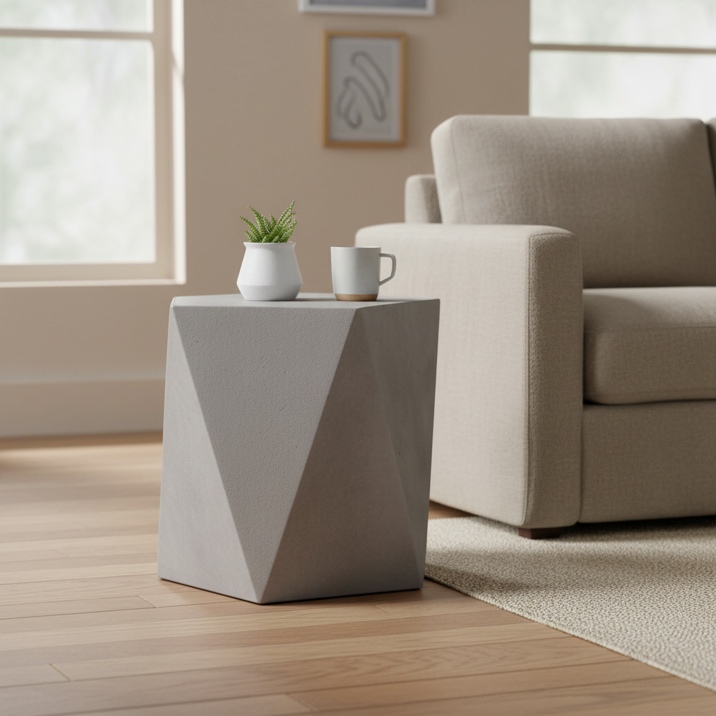 Moe's Home Gem Outdoor Stool Grey