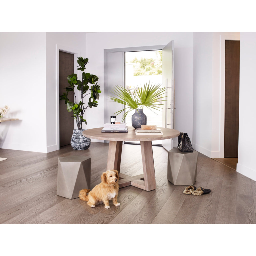 Moe's Home Gem Outdoor Stool Grey