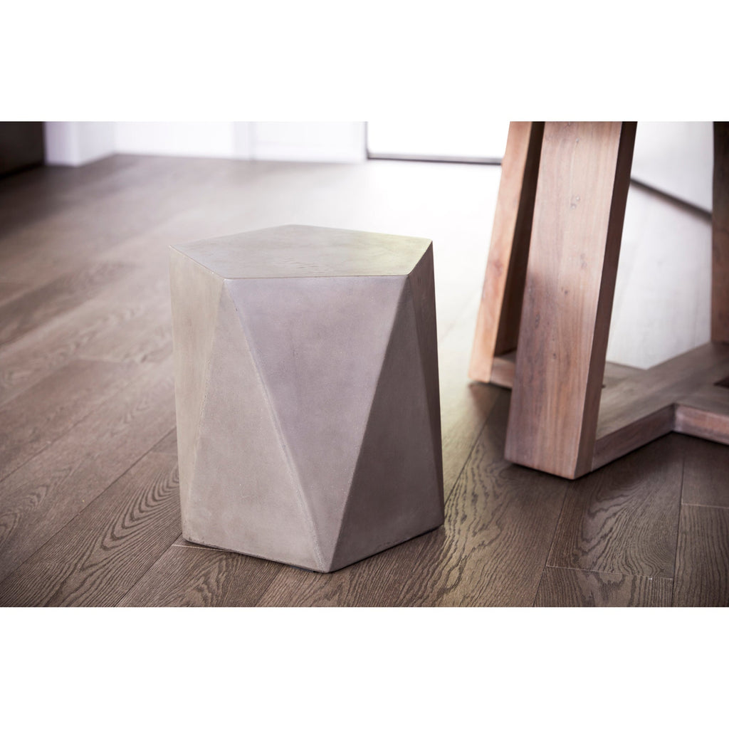 Moe's Home Gem Outdoor Stool Grey