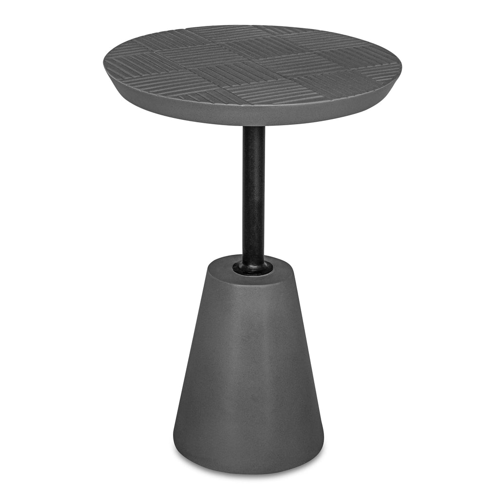 Moe's Home Foundation Outdoor Accent Table Dark Grey