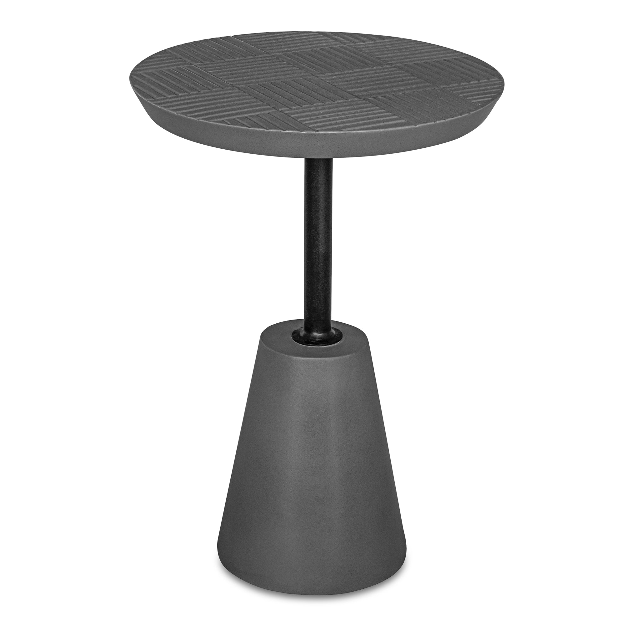 Moe's Home Foundation Outdoor Accent Table Dark Grey