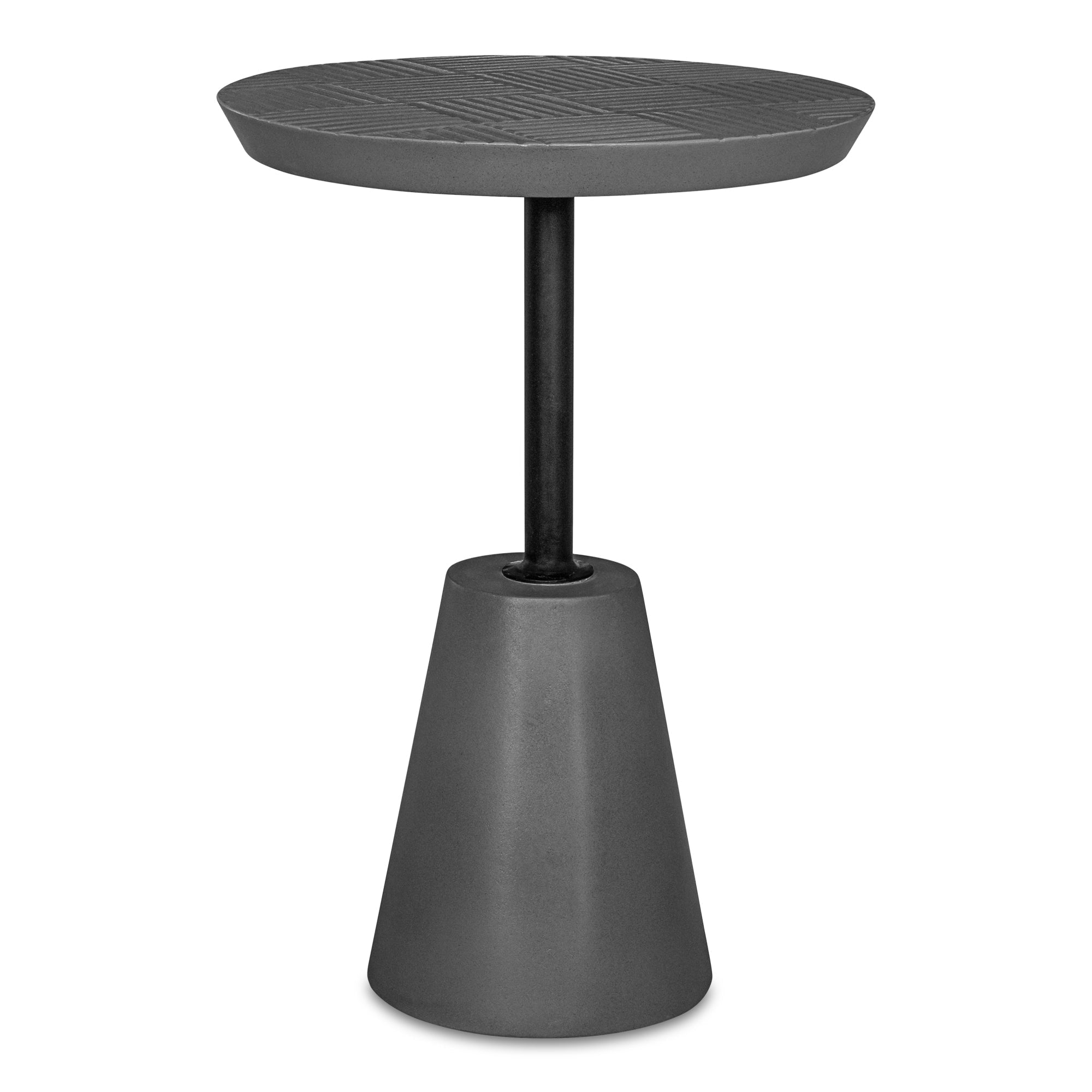 Moe's Home Foundation Outdoor Accent Table Dark Grey