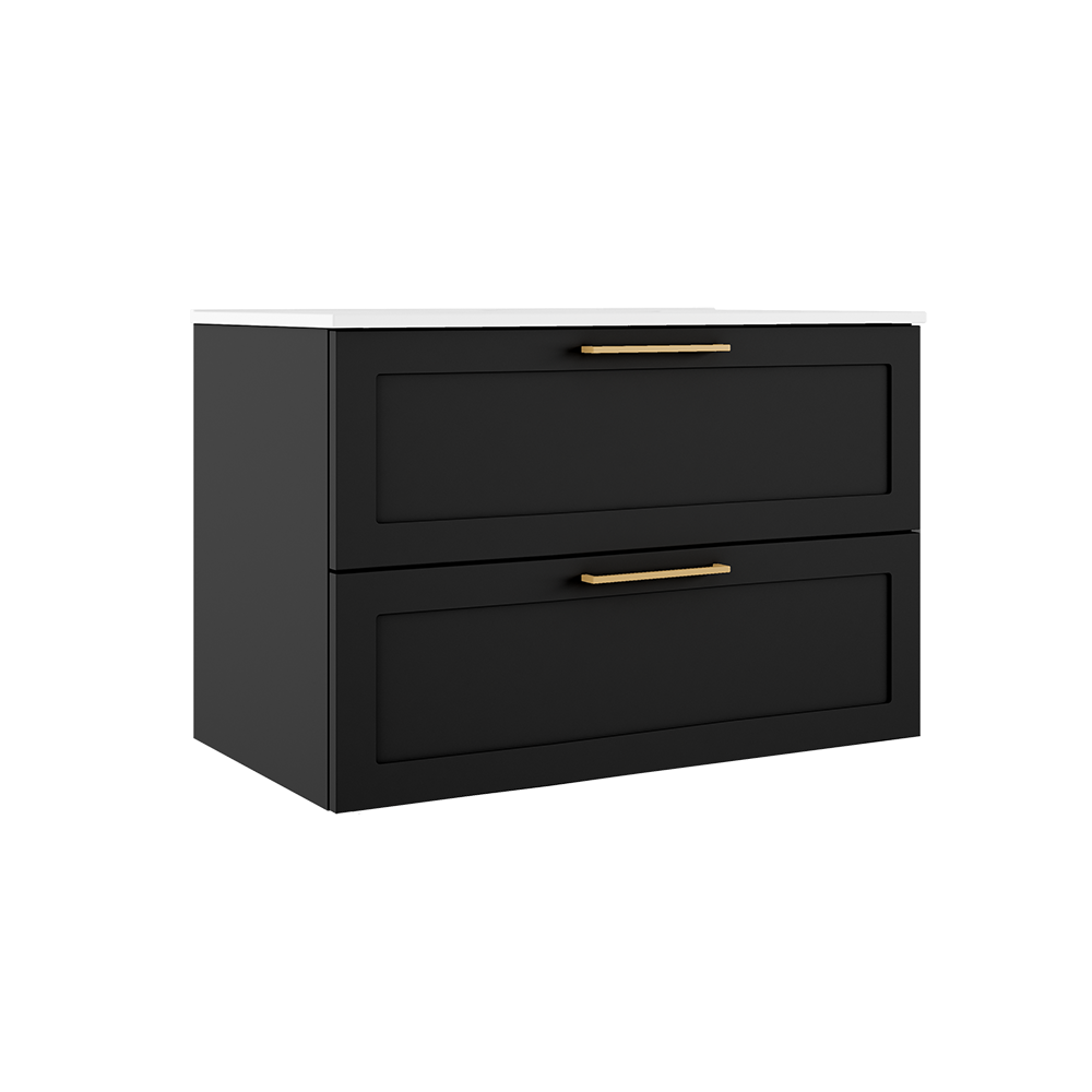 ICO Bath Rhythm 36" Two Drawer Wall-Mounted Vanity